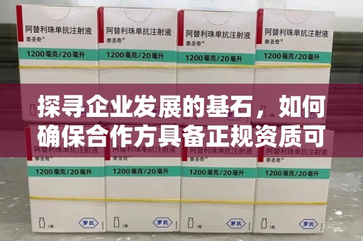 九江探寻企业发展的基石，如何确保合作方具备正规资质可验证