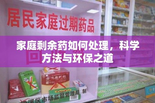 九江家庭剩余药如何处理，科学方法与环保之道