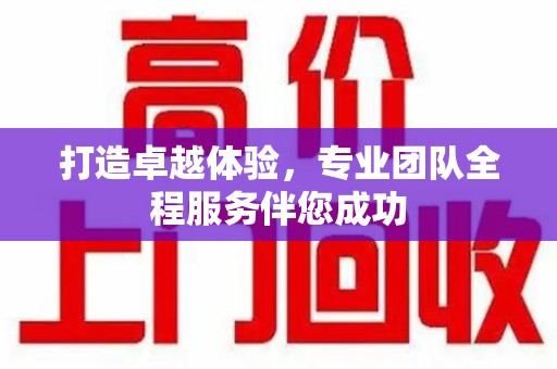 九江打造卓越体验，专业团队全程服务伴您成功